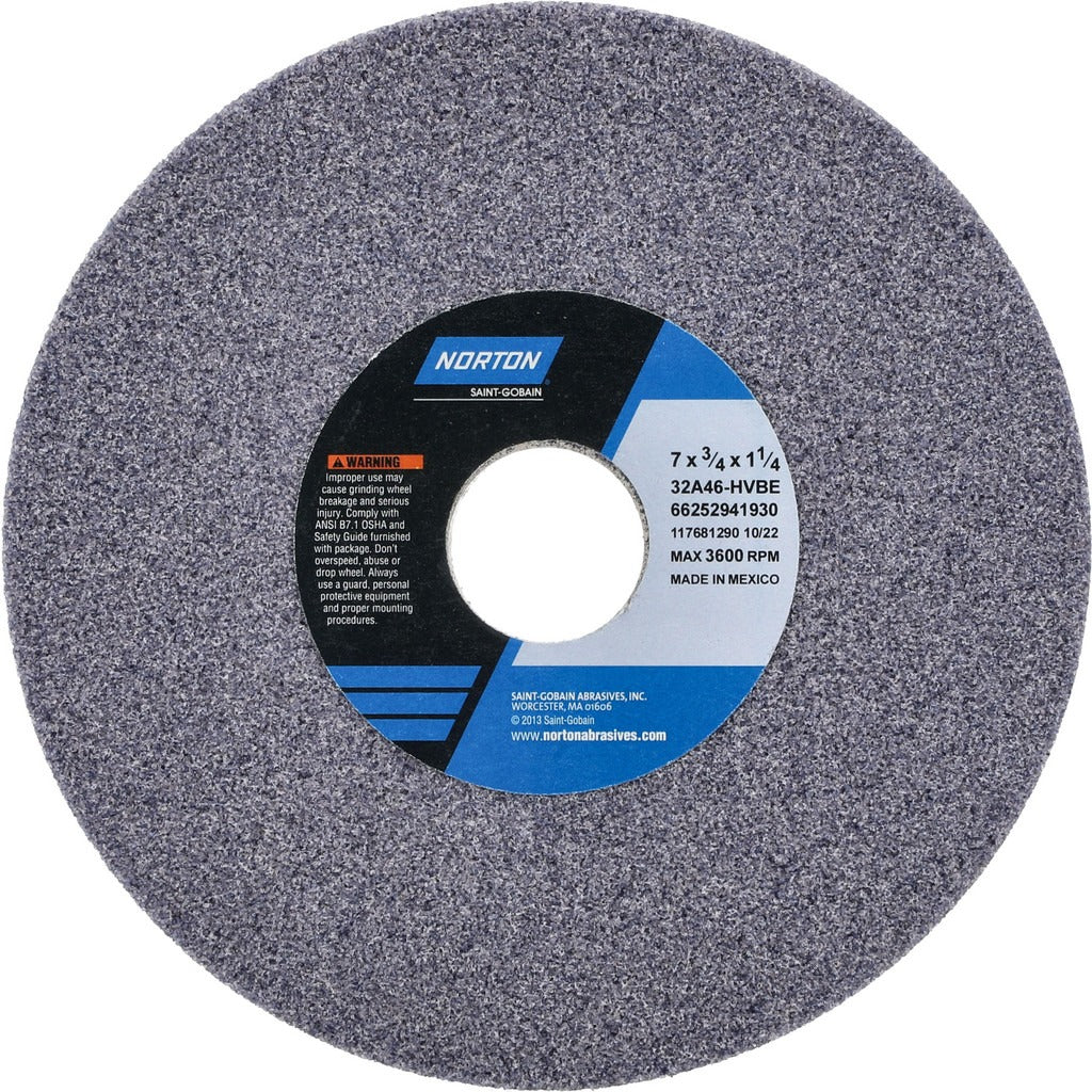 NORTON Norton 66252941930 Surface Grinding Wheel 46 Grit 7 in