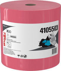 KIMBERLY-CLARK Kimberly-Clark KCC41055 WypAll Power Clean X80 heavy duty cloths 12.5 in x 12.2 in 475 per roll