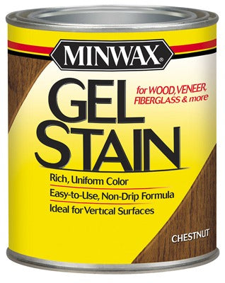 MINWAX Minwax Company, the 66010 Chestnut Gel Stain 1 Quart