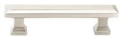 EMTEK Emtek 86301US15 Geometric Rectangular Cabinet Pull Satin Nickel