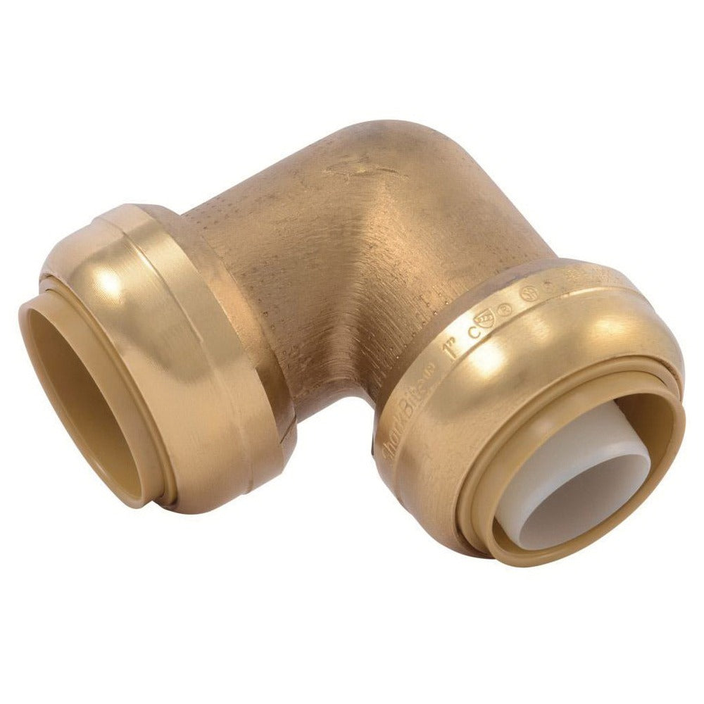 RWC Rwc U260LF Pipe Elbow 1 Inch Push-fit Brass