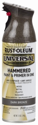 RUST-OLEUM Rust-oleum 258199 Hammered Spray Paint Dark Bronze 12 Oz