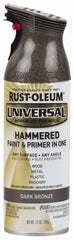 RUST-OLEUM Rust-oleum 258199 Hammered Spray Paint Dark Bronze 12 Oz
