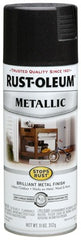 RUST-OLEUM Rust-oleum 7250-830 Metallic Spray Paint Black Night 11 Oz
