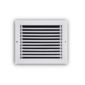 TRUAIRE Truaire 27010x08 Fixed Bar Return Grille 10x8 Steel White