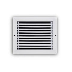 TRUAIRE Truaire 27010x08 Fixed Bar Return Grille 10x8 Steel White