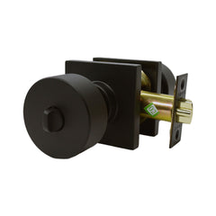 EMTEK Emtek 5122ROUUS19 Keyed Entry Knob Set Flat Black