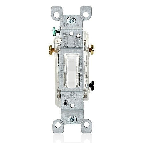 LEVITON Leviton Telcom L1463-2W Led Toggle Switch 15A