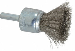 WEILER Weiler 90291 End Brush 3/4 in Stainless Steel Crimped Wire
