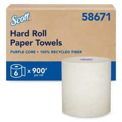 KIMBERLY-CLARK Kimberly-clark 58671 Hard Roll Paper Towel 8in X 900ft Brown