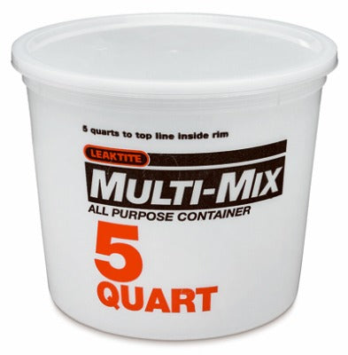 LEAKTITE Leaktite 005Q10MM050 5 Qt Multi Mix Mixing Container