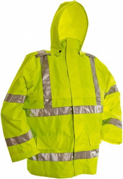 VIKING Viking D6323JG-XXXL Hi-vis Rain Jacket 3XL Ansi Class 3