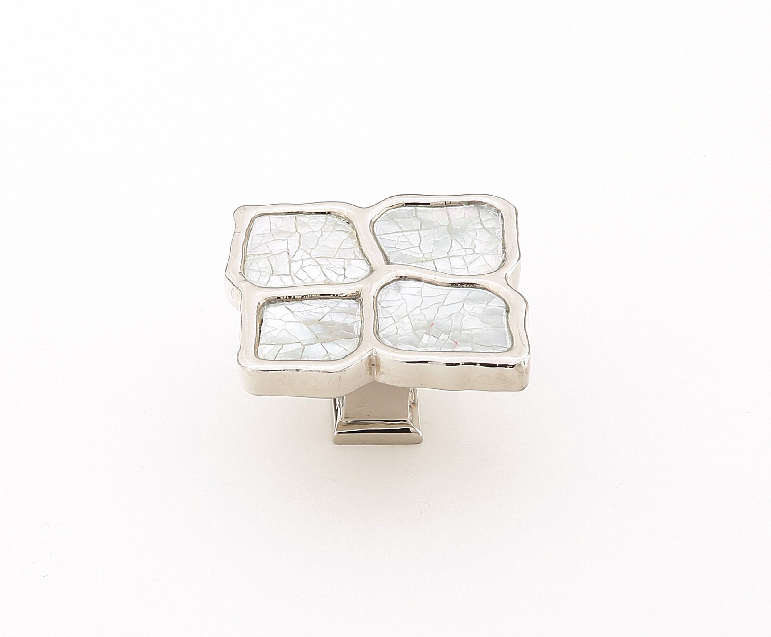 SCHAUB Schaub 664-MOP-PN Cabinet Knob Mother of Pearl Polished Nickel