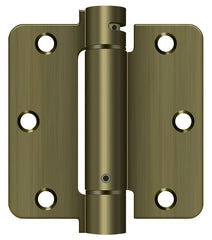 DELTANA Deltana DSH35R45 Spring Hinge 3.5x3.5 Antique Brass
