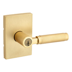 KWIKSET Kwikset 740PVLRCT-4S Prava Lever Entry Lock Smartkey Satin Brass