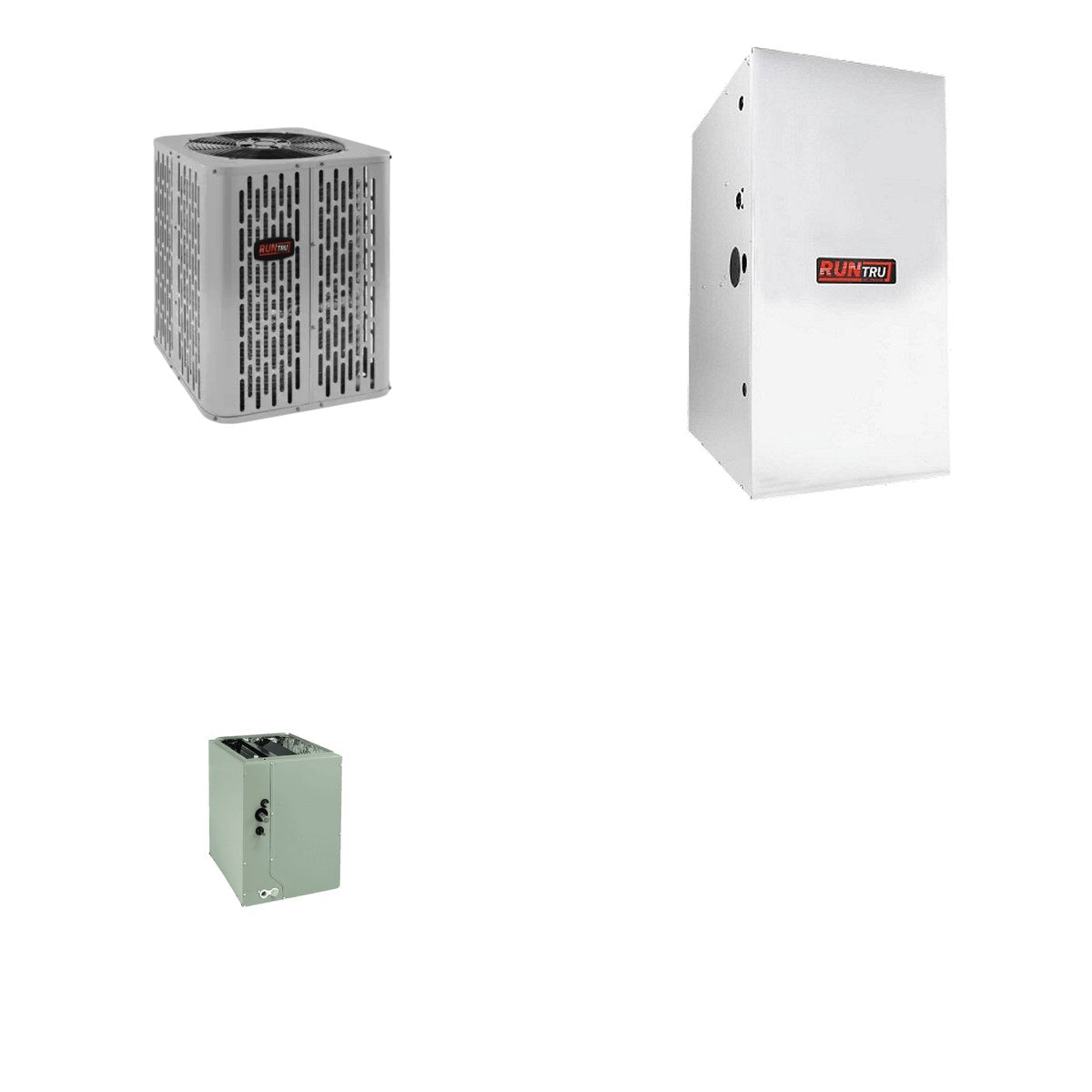TRANE TRANE 36000 BTU R-454B 15 SEER2 Central Heat Pump + Furnace + Coil