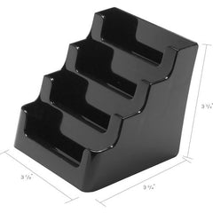 DEFLECTO Deflecto DEF90404 4 Tier Business Card Holder (1 Each) 90404