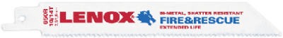 LENOX American Saw Mfg Co 20592650R Recip Blade 6in 10/14 Tpi 2PK