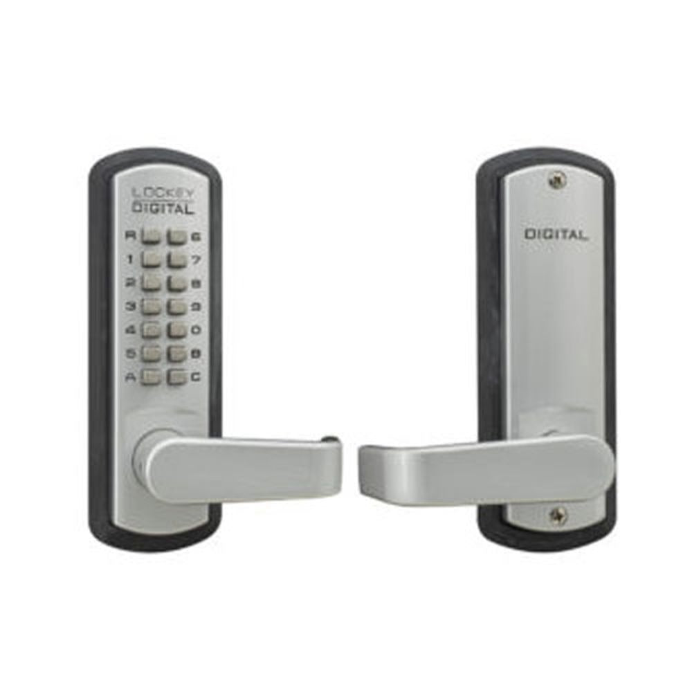 LOCKEY Lockey 3835SCMG Keyless Lever Lock Satin Chrome Marine Grade