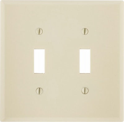 LEVITON Leviton Mfg Co 001-80509-00I Midway 2-toggle Wall Plate