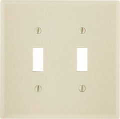 LEVITON Leviton Mfg Co 001-80509-00I Midway 2-toggle Wall Plate
