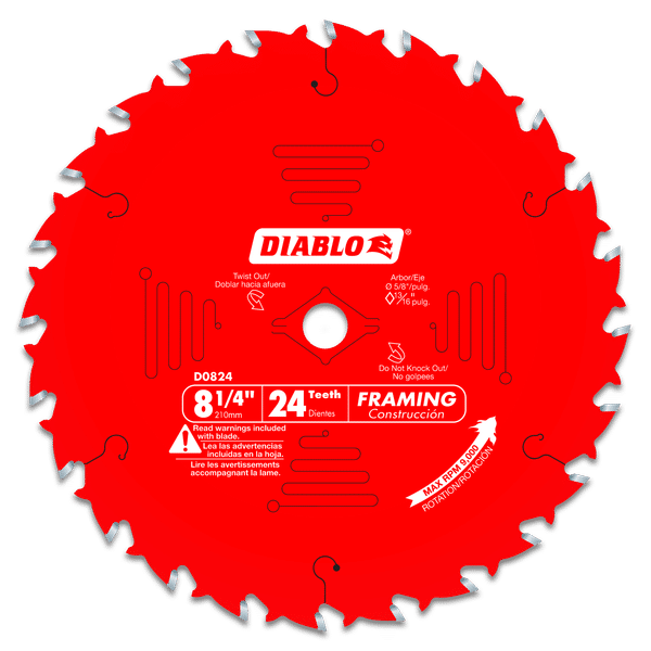 DIABLO D0824X CIRCULAR SAW BLADES
