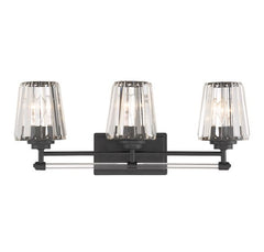 SAVOY HOUSE Savoy House 8-6001-3-BK Garnet 3-Light Bathroom Vanity Light 60W 9.5in Height 24in Width