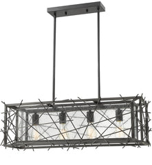 Z-LITE Z-Lite 8000-4L-BRZ Stanwood 4 Light Island/Billiard 400W 32 Inch