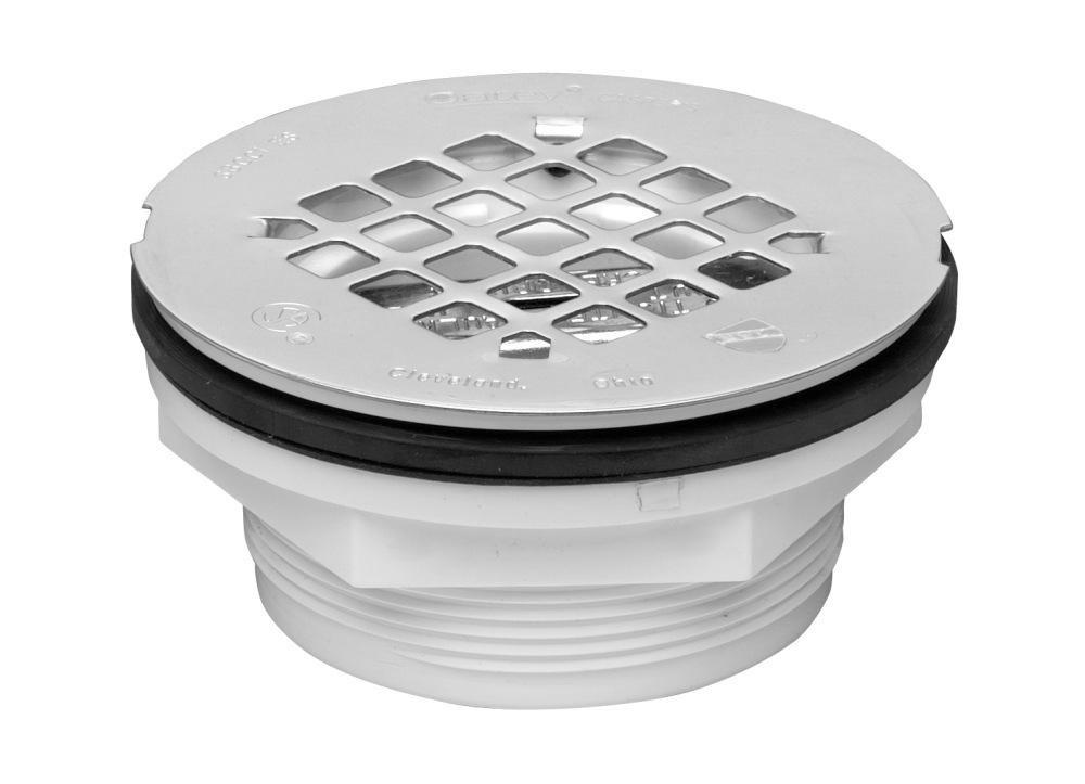 OATEY Oatey 42099 No Calk PVC Shower Base Drain with Stainless Steel Strainer 2 Inch