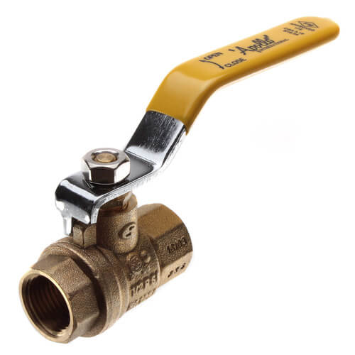 APOLLO VALVES Apollo Valves 8010401 80-100 Series 3/4 in Bronze Threaded Locking Lever Handle Gas Ball Valve