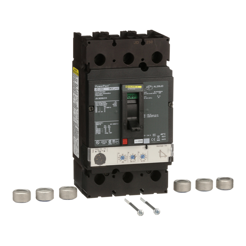 SCHNEIDER ELECTRIC JDL36250U31X CIRCUIT BREAKERS