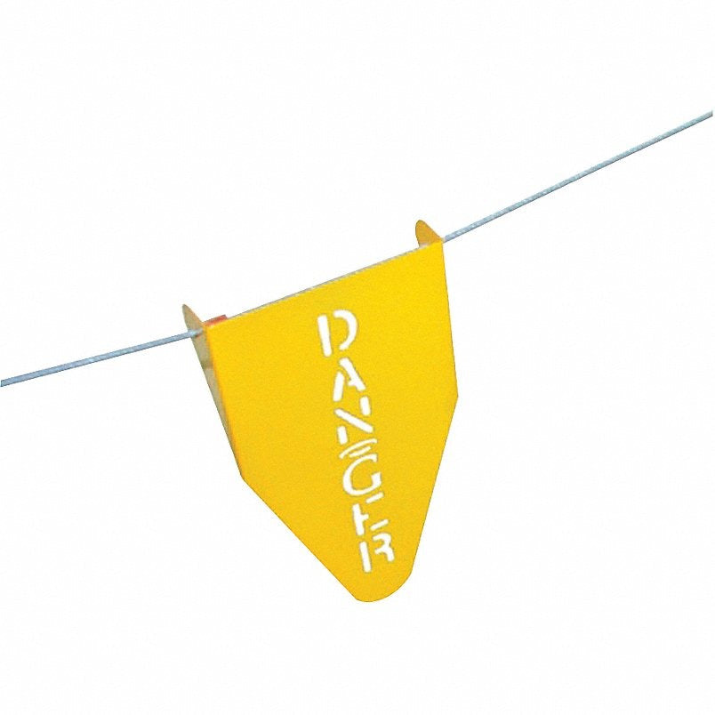 GUARDIAN FALL PROTECTION Guardian Fall Protection 15038 Stamped Steel Warning Flag