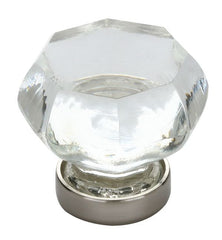 EMTEK Emtek 86010US15 Old Town Clear Cabinet Knob Satin Nickel