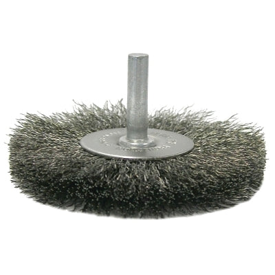 WEILER Weiler 17965 Crimped Wire Radial Wheel 0118 Steel Fill 1/4 Stem USA Pack of 10