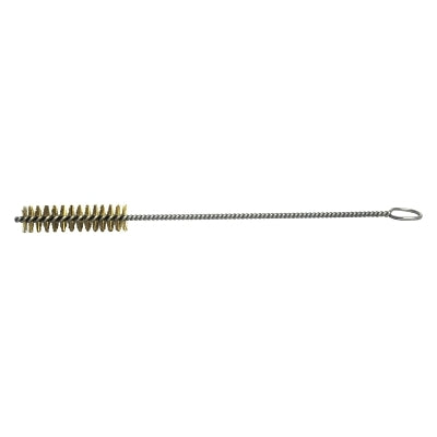 WEILER Weiler 21221 Hand Tube Brush Double Stem Double Spiral 3/16 0.03 Brass Wire Fill 1-1/2 Length Made in The USA Pack of 10