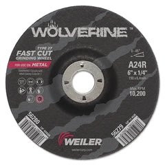 Weiler 56280 Wolverine Type 27 6in 1/4in (25/Each)