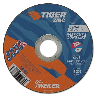 WEILER 58000 GRINDING & CUT OFF WHEELS
