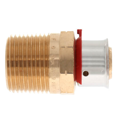 VIEGA Viega 80531 Bronze 5/8 PEX Press x 3/4 M NPT Adapter w/ Attached Sleeve