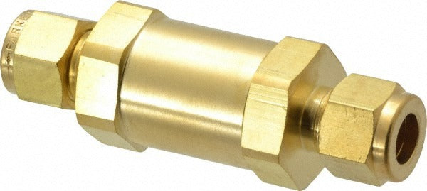 PARKER Parker 6Z-C6L-1-BN-B Check Valve 3/8 in Compression Brass