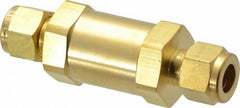 PARKER Parker 6Z-C6L-1-BN-B Check Valve 3/8 in Compression Brass