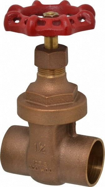 LEGEND VALVE Legend Valve 104-666 Bronze Gate Valve 1-1/4 in Soldered