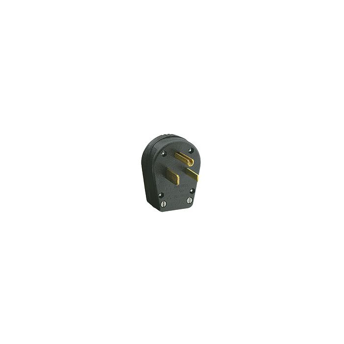 LEVITON Leviton 931 30/50 Amp, 250 Volt, Plug, Angle, Grounding, Black