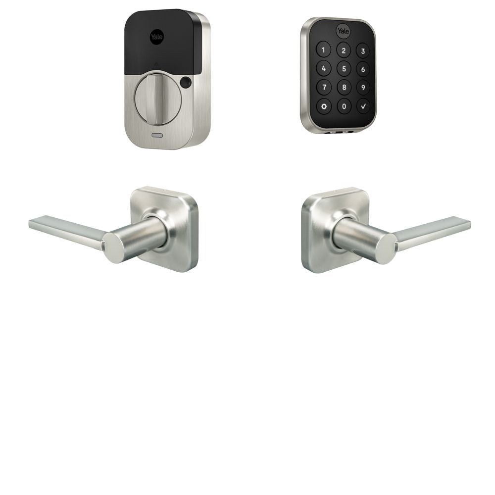 YALE Yale BYRD430BLEVL619 Assure Lock 2 Bundle Satin Nickel