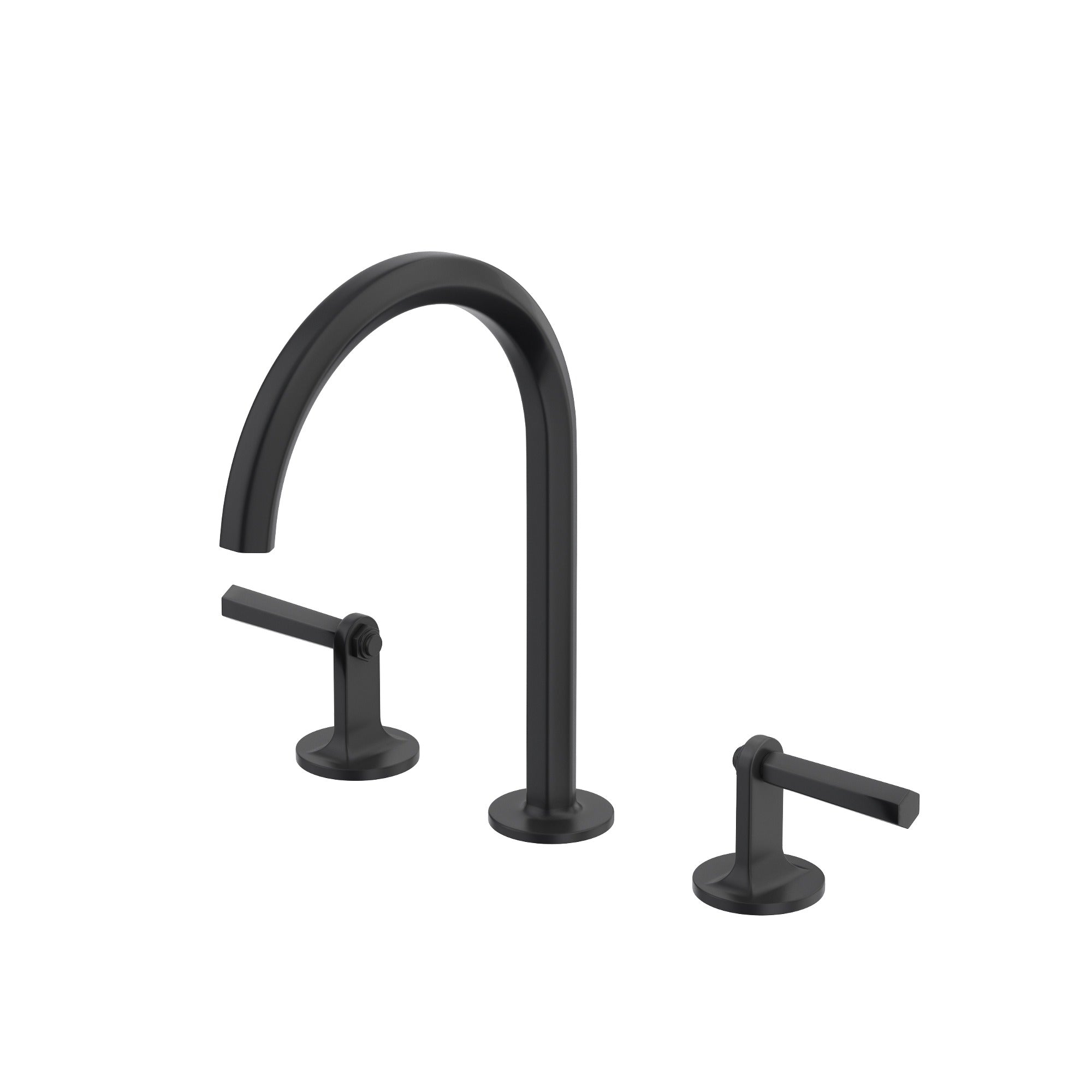 ROHL Rohl MD08D3LMMB Modelle Widespread Lavatory Faucet With C-Spout (8-16 in Centers)