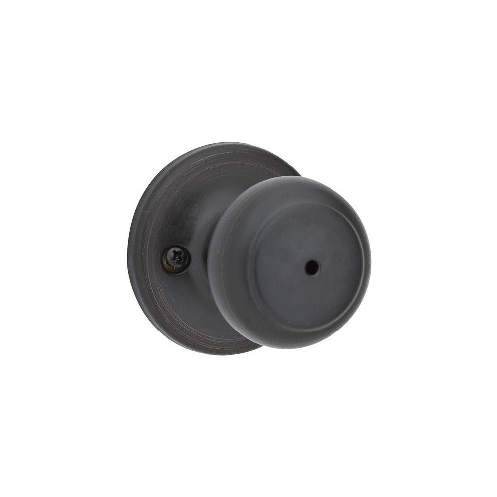 KWIKSET Kwikset 300CV-11P Cove Knob Privacy Lock Venetian Bronze