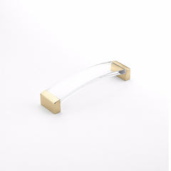 SCHAUB Schaub 320-SSB-CL Positano Arch Cabinet Pull Satin Brass