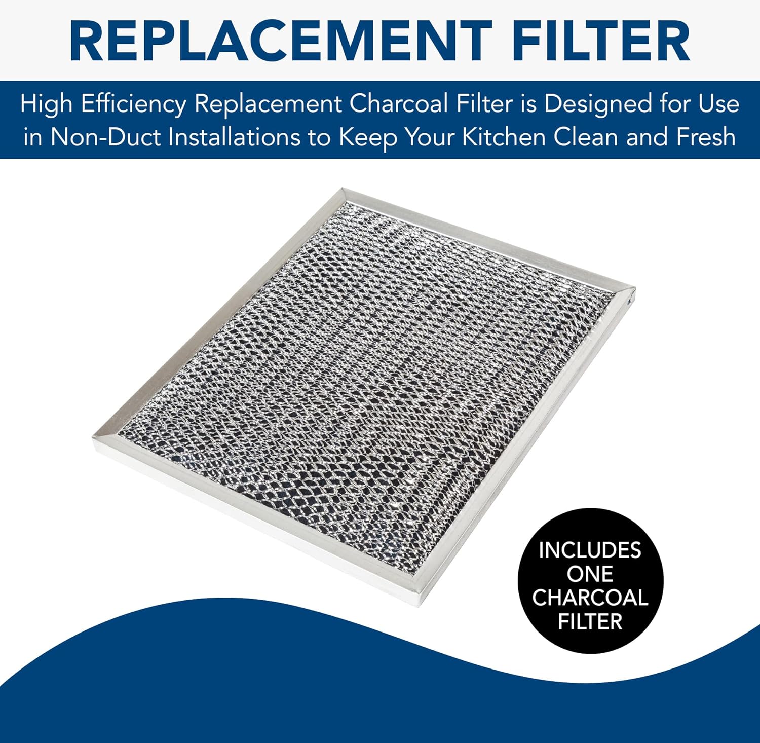 BROAN-NUTONE Broan-NuTone S97007696 Replacement Filter for Non-Ducted Range Hoods