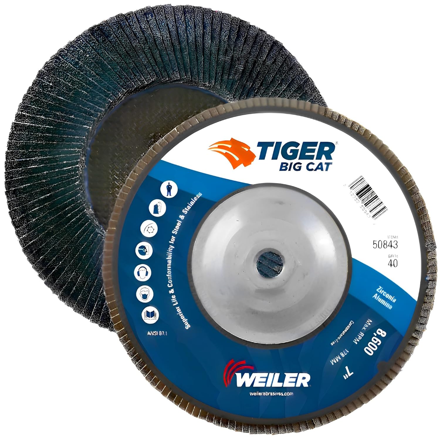 WEILER 50843 FLAP DISCS