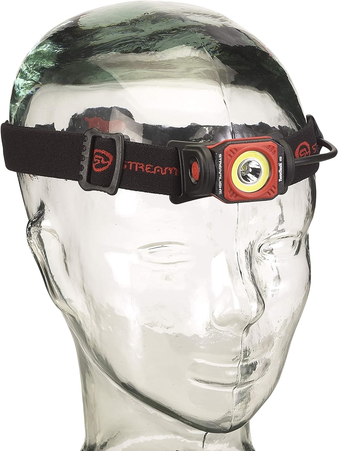 STREAMLIGHT Streamlight 51064 Twin-Task 375-Lumens USB Headlamp, Box, Black/Red
