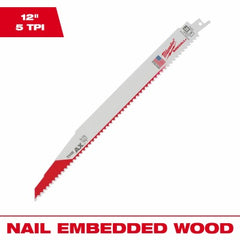 MILWAUKEE Milwaukee 48-01-2027 12 Inch 5 Tpi Reciprocating Saw Blade
